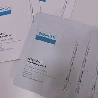 바이오믹 BIOMEEK SENSIMETIC SOOTHING MASK.S — 5점을 준 리뷰어가 2020년 6월 올린 사용 사진