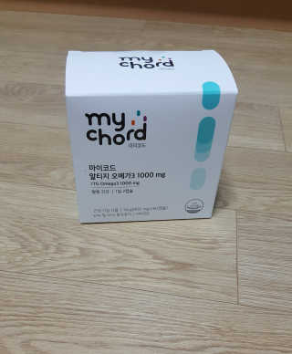 JW중외제약 마이코드 알티지 오메가3 1000 mg — 5점을 준 리뷰어가 2020년 7월 올린 사용 사진