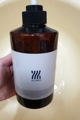 에이처드 유산균 탈모 샴푸 500ml — 4점을 준 리뷰어가 2020년 8월 올린 사용 사진