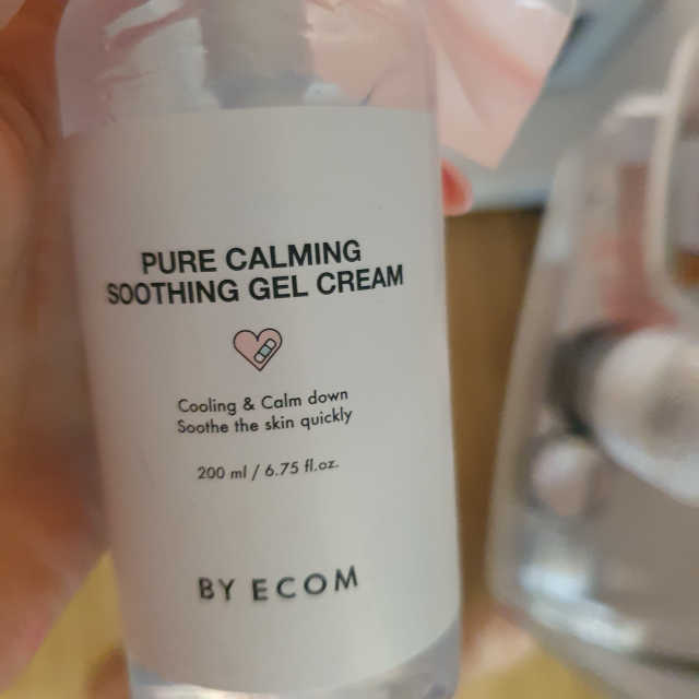 퓨어 카밍 수딩 젤 크림 리뷰 사진