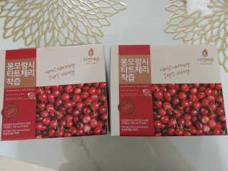 자연에온 몽모랑시 타트체리 착즙 100mL 10개입 2BOX — 5점을 준 리뷰어가 2020년 10월 올린 사용 사진