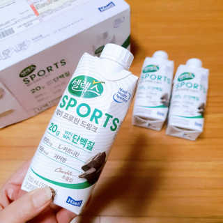 셀렉스스포츠 셀렉스 스포츠 드링크 초콜릿 _ 330ml x 12팩 — 5점을 준 리뷰어가 2020년 10월 올린 사용 사진