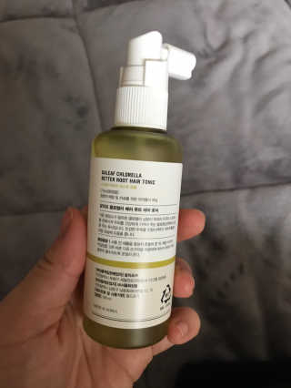 달리프 클로렐라 베러 루트 헤어토닉 100ml — 5점을 준 리뷰어가 2020년 10월 올린 사용 사진