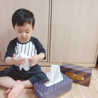 잘풀리는집 부드러운 모이스처 보습 미용 티슈 230매 — 5점을 준 리뷰어가 2020년 9월 올린 사용 사진