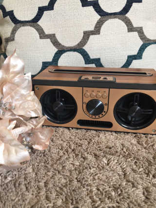 SEVIZ RETRO20W 레트로 블루투스 스피커 — 5점을 준 리뷰어가 2020년 8월 올린 사용 사진
