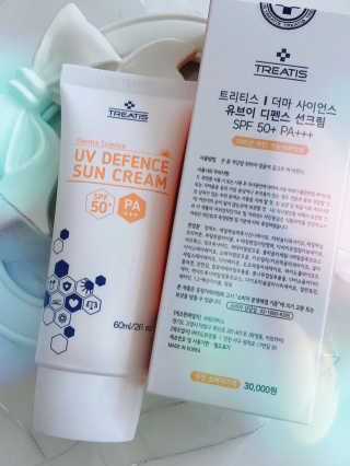 트리티스 SG_[TREATIS] UV Defence Sun Cream — 5점을 준 리뷰어가 2020년 12월 올린 사용 사진