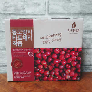 자연에온 몽모랑시 타트체리 착즙 100mL 10개입 2BOX — 5점을 준 리뷰어가 2020년 10월 올린 사용 사진