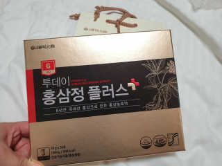 서울약사신협_투데이홍삼정플러스스틱_10g x 30포 — 5점을 준 리뷰어가 2020년 11월 올린 사용 사진