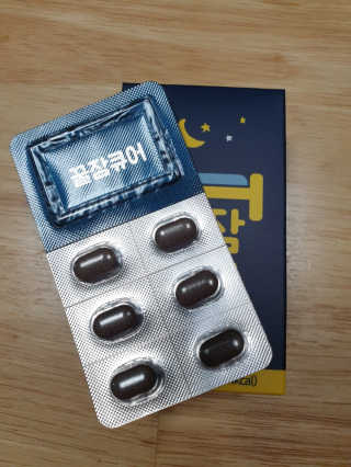 조은약초 꿀잠큐어 제주 감태추출물 감태정 600mg — 4점을 준 리뷰어가 2020년 5월 올린 사용 사진