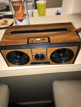 SEVIZ RETRO20W 레트로 블루투스 스피커 — 5점을 준 리뷰어가 2020년 8월 올린 사용 사진