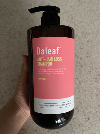 달리프 진저 베러 퍼퓸 탈모 완화 샴푸 1000ml 향 3종 — 5점을 준 리뷰어가 2020년 11월 올린 사용 사진