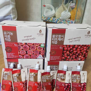 자연에온 몽모랑시 타트체리 착즙 100mL 10개입 2BOX — 5점을 준 리뷰어가 2020년 11월 올린 사용 사진