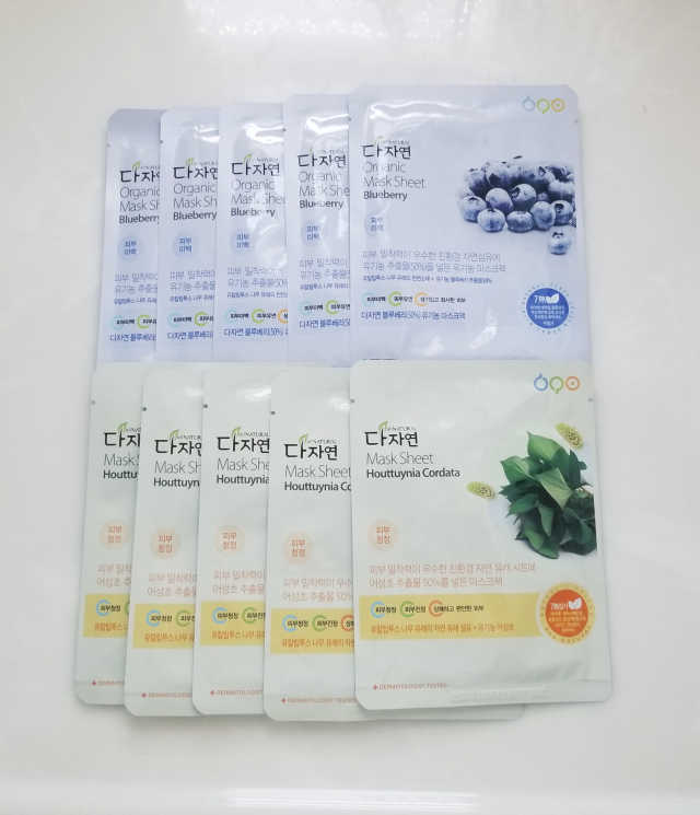 모든 천연 시트 마스크-25ml x 10 매 리뷰 사진