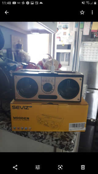 SEVIZ RETRO20W 레트로 블루투스 스피커 — 5점을 준 리뷰어가 2020년 6월 올린 사용 사진