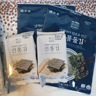 한촌몰 바다공작소 전통김_명품돌김세트 — 5점을 준 리뷰어가 2020년 10월 올린 사용 사진