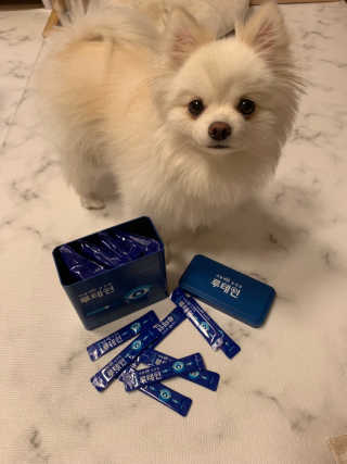 서울약사신협_내몸애눈건강루테인_2g x 50포 — 5점을 준 리뷰어가 2020년 4월 올린 사용 사진