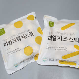 가치식탁 리얼치즈스틱, 리얼크림치즈볼 — 5점을 준 리뷰어가 2020년 10월 올린 사용 사진
