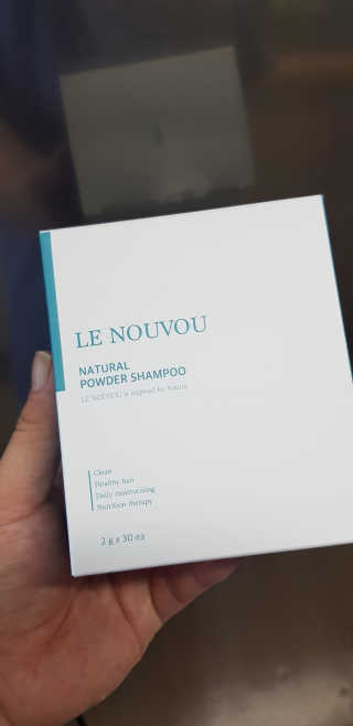 LE NOUVOU 내추럴파우더샴푸 스틱 1box — 3점을 준 리뷰어가 2020년 6월 올린 사용 사진