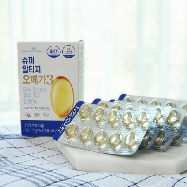 메이준뉴트리슈퍼 rTG 오메가3 1박스60캡슐 리뷰 사진