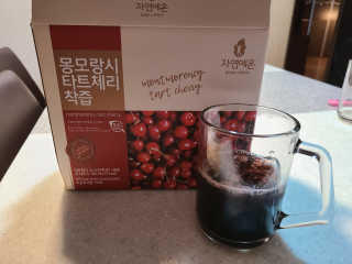 자연에온 몽모랑시 타트체리 착즙 100mL 10개입 2BOX — 5점을 준 리뷰어가 2020년 10월 올린 사용 사진