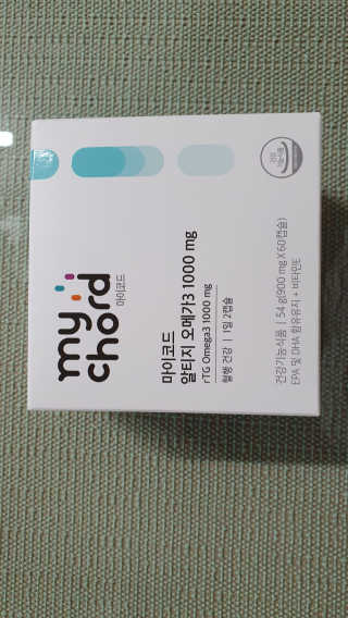 JW중외제약 마이코드 알티지 오메가3 1000 mg — 4점을 준 리뷰어가 2020년 7월 올린 사용 사진