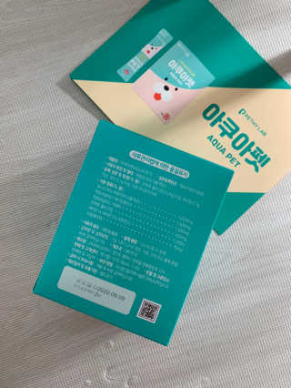펫시랩 반려견용 액상 프리바이오틱스 아쿠아펫 — 5점을 준 리뷰어가 2020년 12월 올린 사용 사진