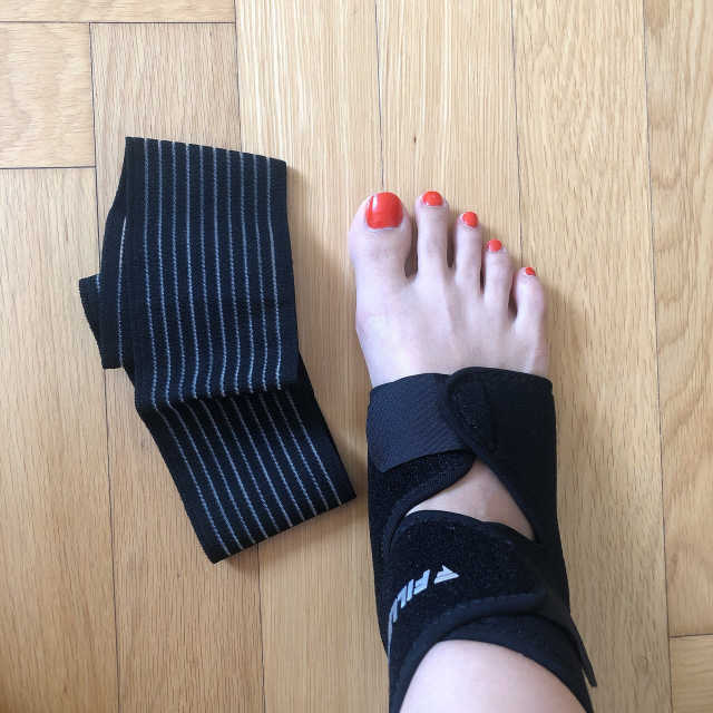 필캣 발목 보호대 밴드 세트 리뷰 사진