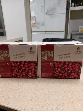 자연에온 몽모랑시 타트체리 착즙 100mL 10개입 2BOX — 5점을 준 리뷰어가 2020년 10월 올린 사용 사진