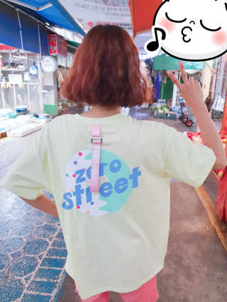 제로스트릿 ZERO STREET - BACK DONUT T-SHIRT 7 COLOR — 5점을 준 리뷰어가 2020년 7월 올린 사용 사진