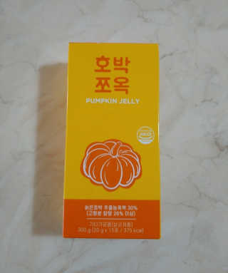 조은약초 국산 늙은 호박즙 호박쪼옥 젤리 20g x 15포 — 5점을 준 리뷰어가 2020년 8월 올린 사용 사진