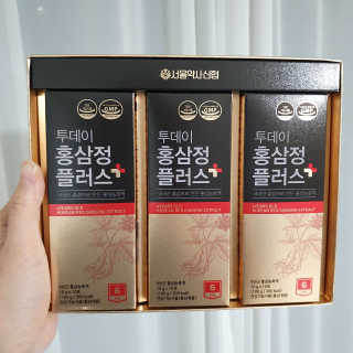 서울약사신협_투데이홍삼정플러스스틱_10g x 30포 — 5점을 준 리뷰어가 2020년 11월 올린 사용 사진