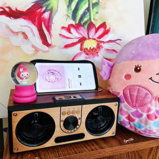 SEVIZ RETRO20W 레트로 블루투스 스피커 — 5점을 준 리뷰어가 2020년 7월 올린 사용 사진