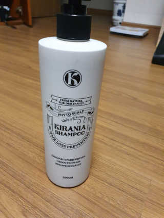 키라니아 피토스칼프 탈모완화 기능성샴푸 500ml — 5점을 준 리뷰어가 2020년 12월 올린 사용 사진