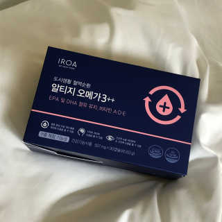 이로아 rTG 오메가3 ++ — 5점을 준 리뷰어가 2020년 7월 올린 사용 사진