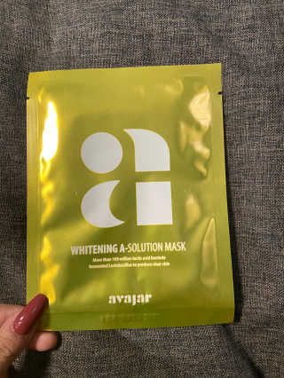 Avajar A-Solution 마스크 — 5점을 준 리뷰어가 2020년 12월 올린 사용 사진