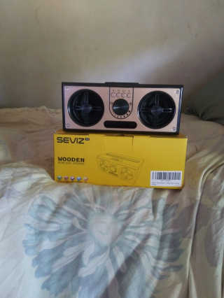 SEVIZ RETRO20W 레트로 블루투스 스피커 — 5점을 준 리뷰어가 2020년 8월 올린 사용 사진