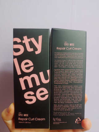 ATS스타일 뮤즈 ATS 스타일 뮤즈 리페어 컬 크림 50ml X 2EA — 3.5점을 준 리뷰어가 2020년 10월 올린 사용 사진