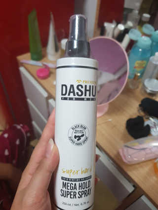 다슈코리아 다슈 포 맨 프리미엄 메가 홀드 슈퍼 스프레이 250ml — 3점을 준 리뷰어가 2020년 8월 올린 사용 사진