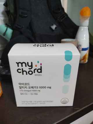 JW중외제약 마이코드 알티지 오메가3 1000 mg — 5점을 준 리뷰어가 2020년 8월 올린 사용 사진