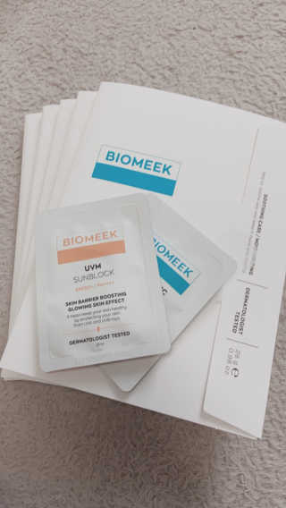 바이오믹 BIOMEEK SENSIMETIC SOOTHING MASK.S — 5점을 준 리뷰어가 2020년 6월 올린 사용 사진