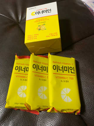 이너미인 VITAMIN-C 700 — 4점을 준 리뷰어가 2020년 9월 올린 사용 사진