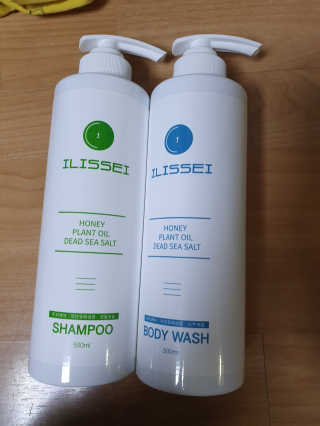 일리세이 허니 샴푸 500ml + 허니 바디워시 500ml 세트 — 5점을 준 리뷰어가 2020년 4월 올린 사용 사진