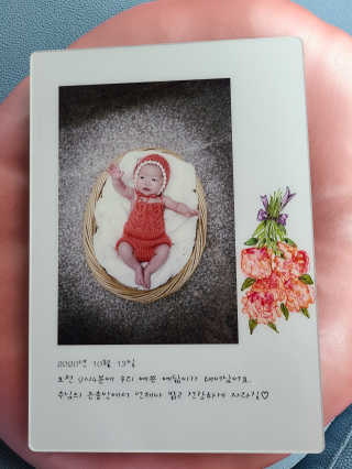 100가지 기념액자 — 5점을 준 리뷰어가 2020년 11월 올린 사용 사진