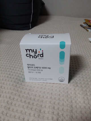 JW중외제약 마이코드 알티지 오메가3 1000 mg — 5점을 준 리뷰어가 2020년 9월 올린 사용 사진