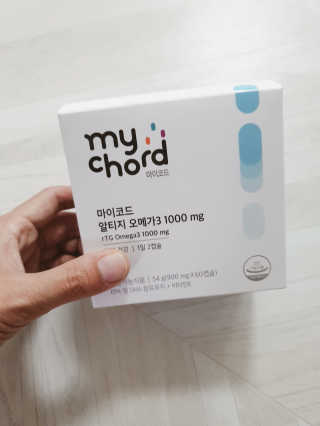 JW중외제약 마이코드 알티지 오메가3 1000 mg — 5점을 준 리뷰어가 2020년 7월 올린 사용 사진