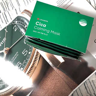 리더스코스메틱 리더스 시카 카밍  마스크 — 5점을 준 리뷰어가 2020년 5월 올린 사용 사진