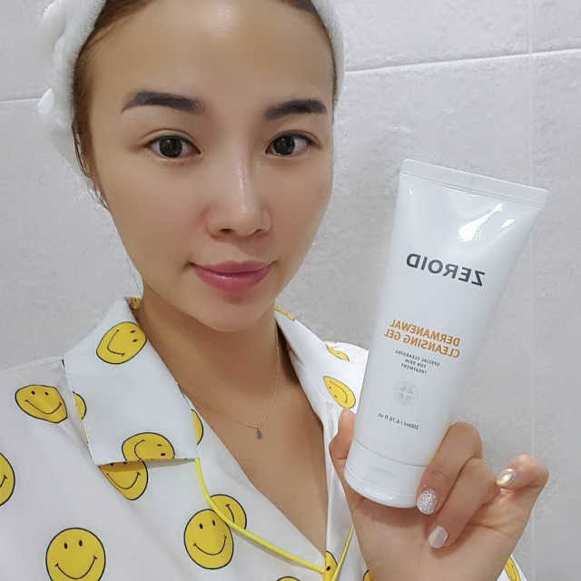 제로이드 더마뉴얼 클렌징 젤 리뷰 사진