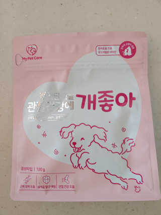 My Pet Care 천연단백질 관절건강에 개좋아 — 5점을 준 리뷰어가 2020년 12월 올린 사용 사진