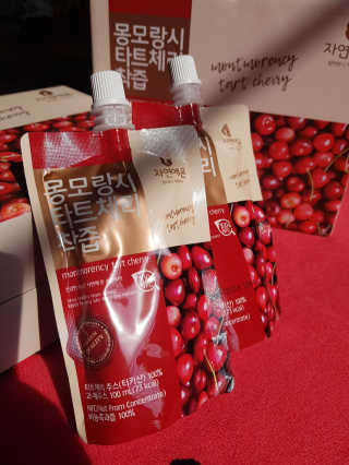 자연에온 몽모랑시 타트체리 착즙 100mL 10개입 2BOX — 5점을 준 리뷰어가 2020년 10월 올린 사용 사진