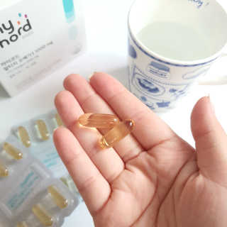 JW중외제약 마이코드 알티지 오메가3 1000 mg — 5점을 준 리뷰어가 2020년 9월 올린 사용 사진
